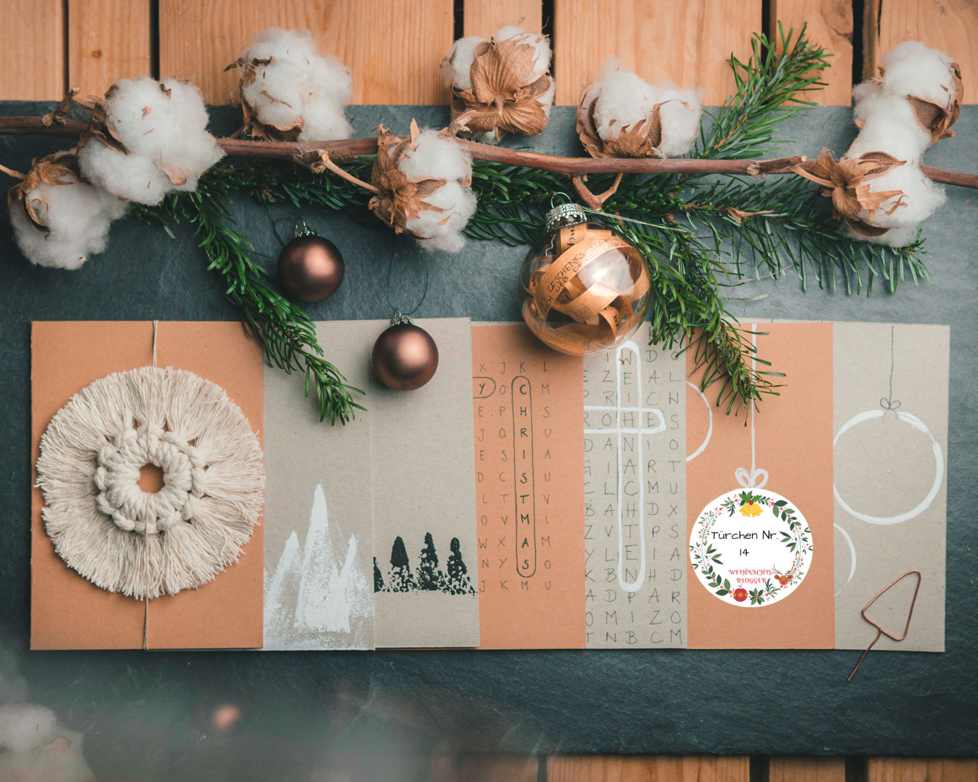 Tiffy Ribbon Diy Weihnachtskarten Bloggeradventskalender