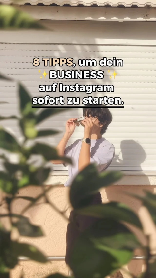 [business] Du willst auf Instagram endlich starten mit deinem Business? Dann sorge dafür, dass dein Schaufenster gut aussieht und dein Laden gefüllt ist.

Schaufenster = Alles was man sieht, sobald man deinen Account erreicht.

Laden = deine Postings! Also fang an zu posten, experimentiere und probiere aus, was dir Spaß macht und zu deinem Business passt.

Noch Fragen? Schau dich gerne in meinem Laden um 😉

#instagramtippsfürunternehmen #instagramtipps #wachsenaufinstagram 

INSTAGRAM BUSINESSAUFBAU
KREATIVE REELS GESTALTEN 
REELS EINFACH ERSTELLEN